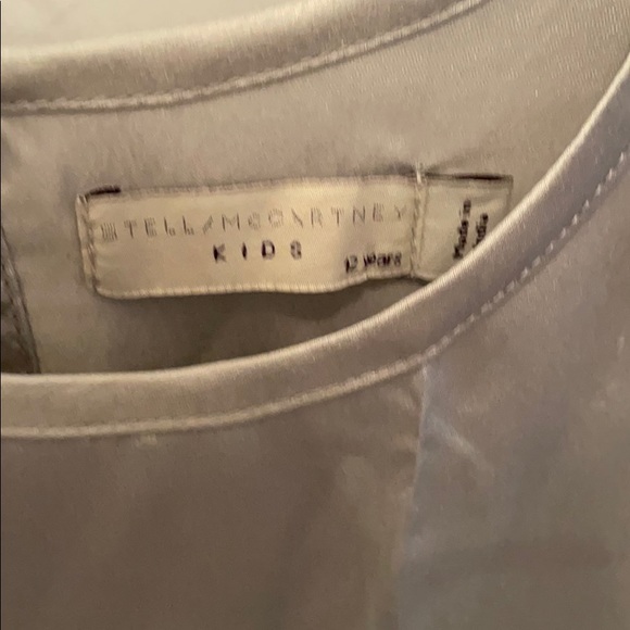 A super pretty girls Stella McCartney silver dress - Picture 2 of 2
